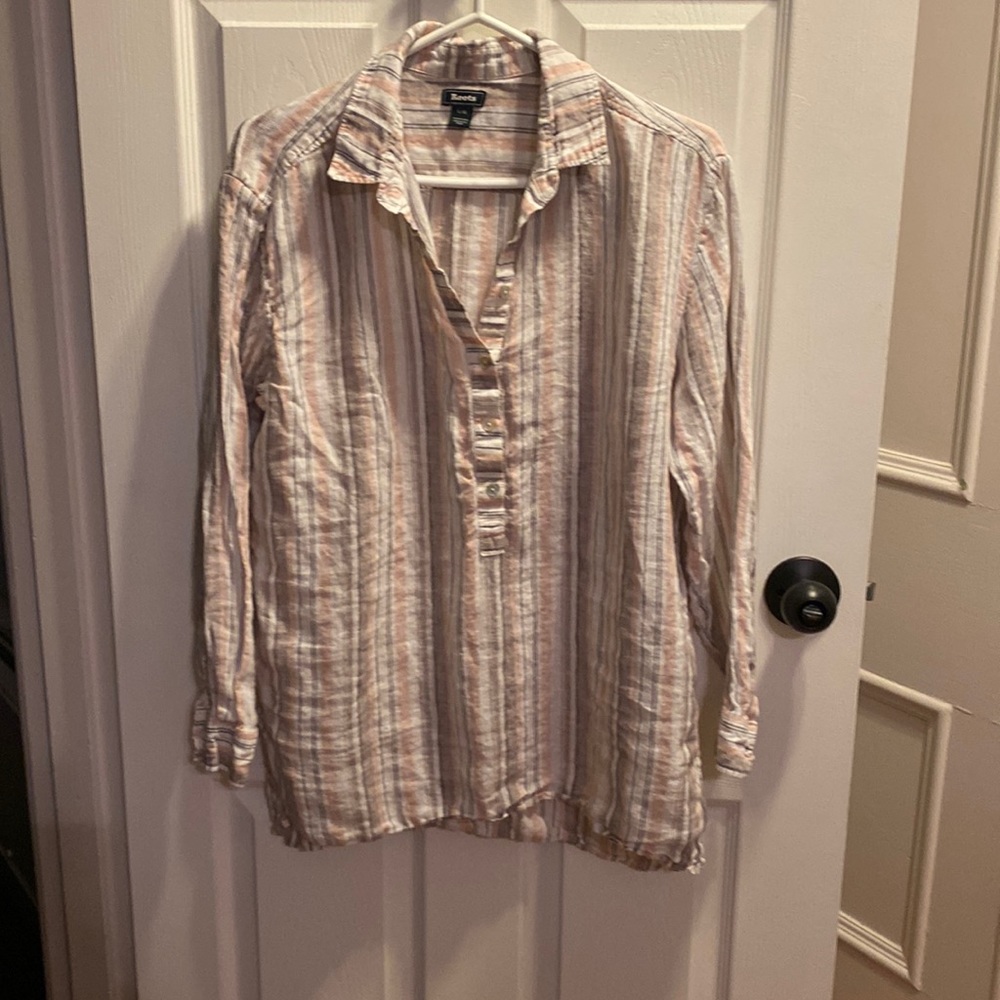 Roots linen long sleeve